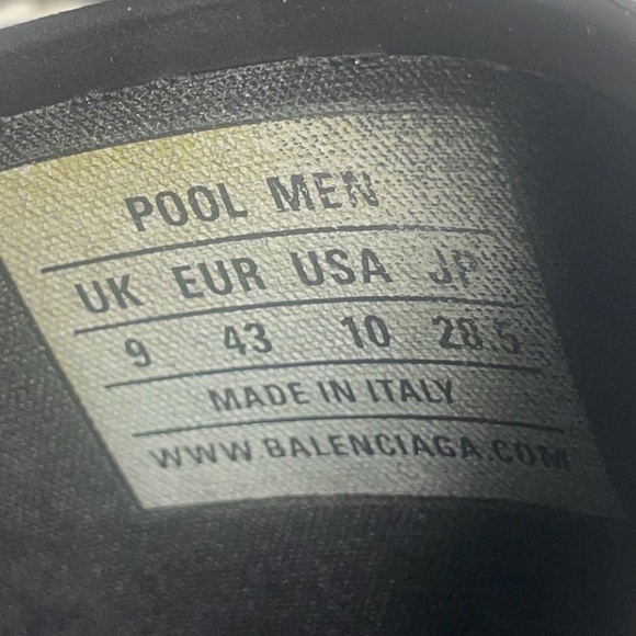 BALENCIAGA shoes / BALENCIAGA Pool side sandals sz 10 made in italy - Picture 12 of 12